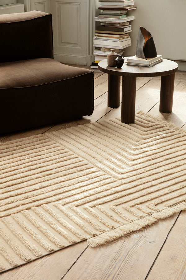 Ferm Living Crease Wool Rug