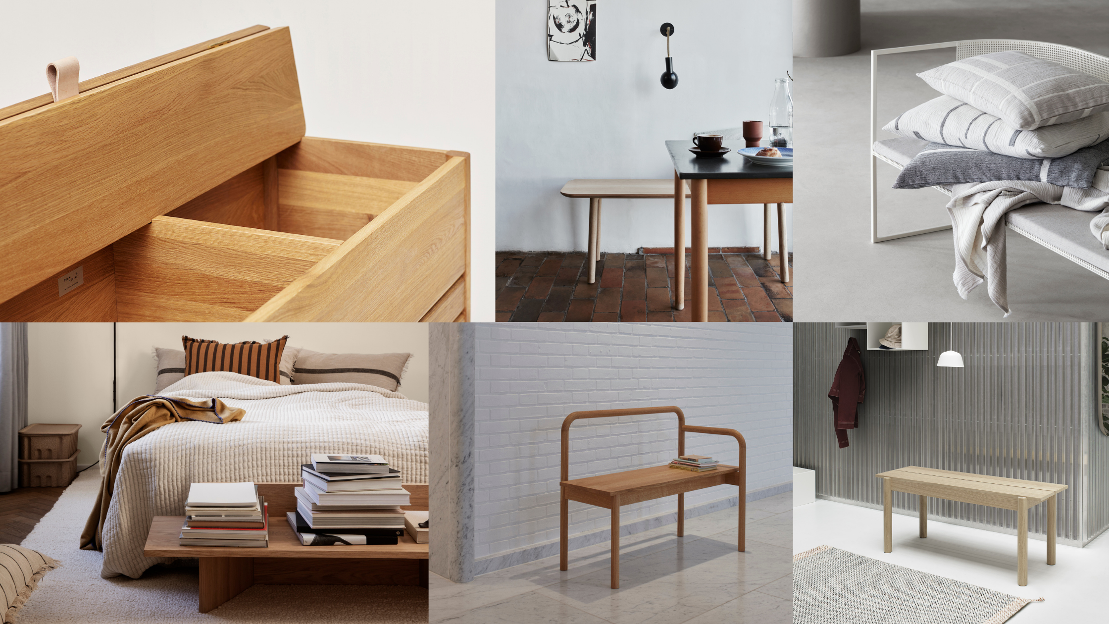 Our Favorite Benches for Entryways, Dining, & More