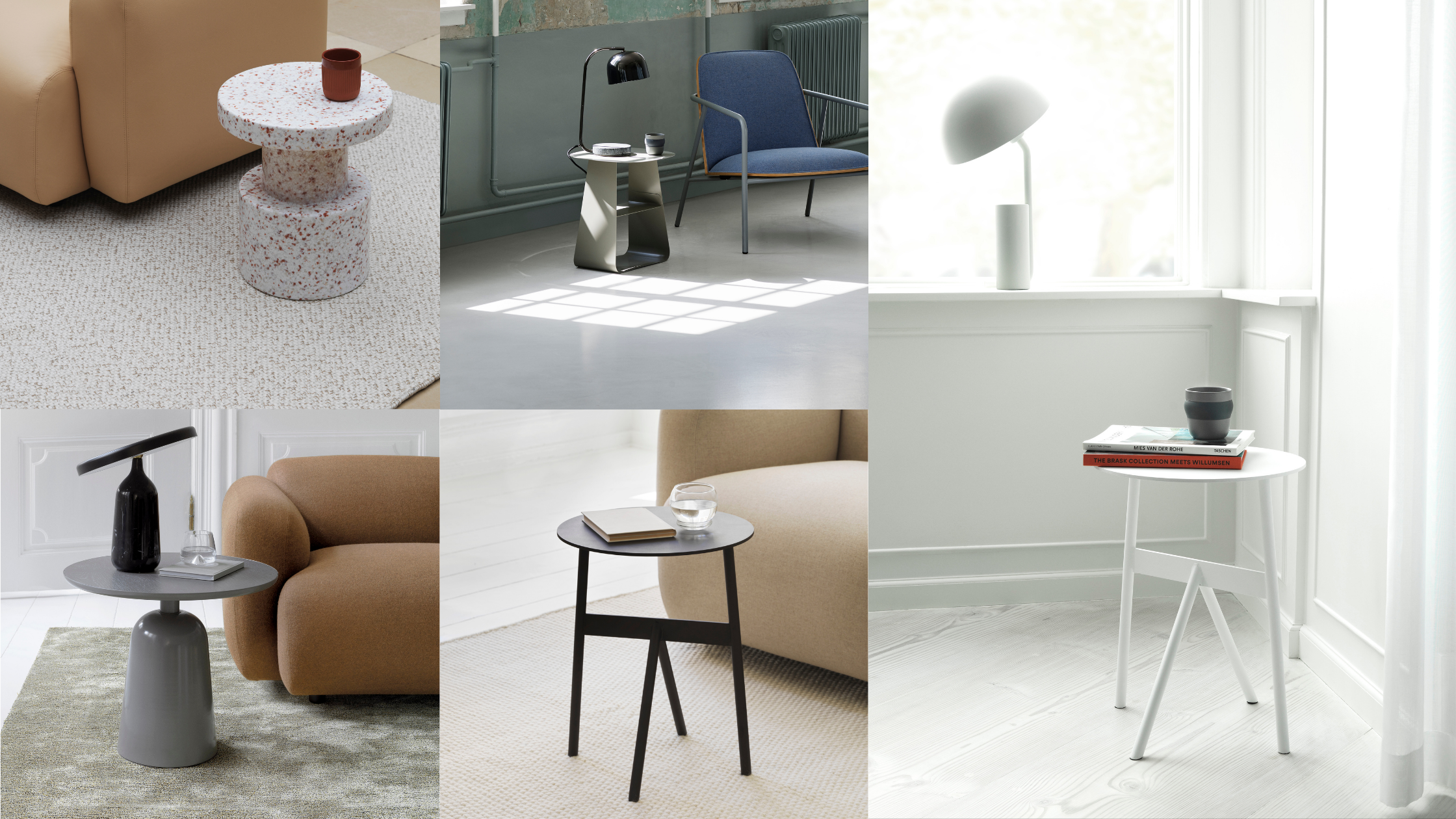 8 Normann Copenhagen Side Tables + Stools