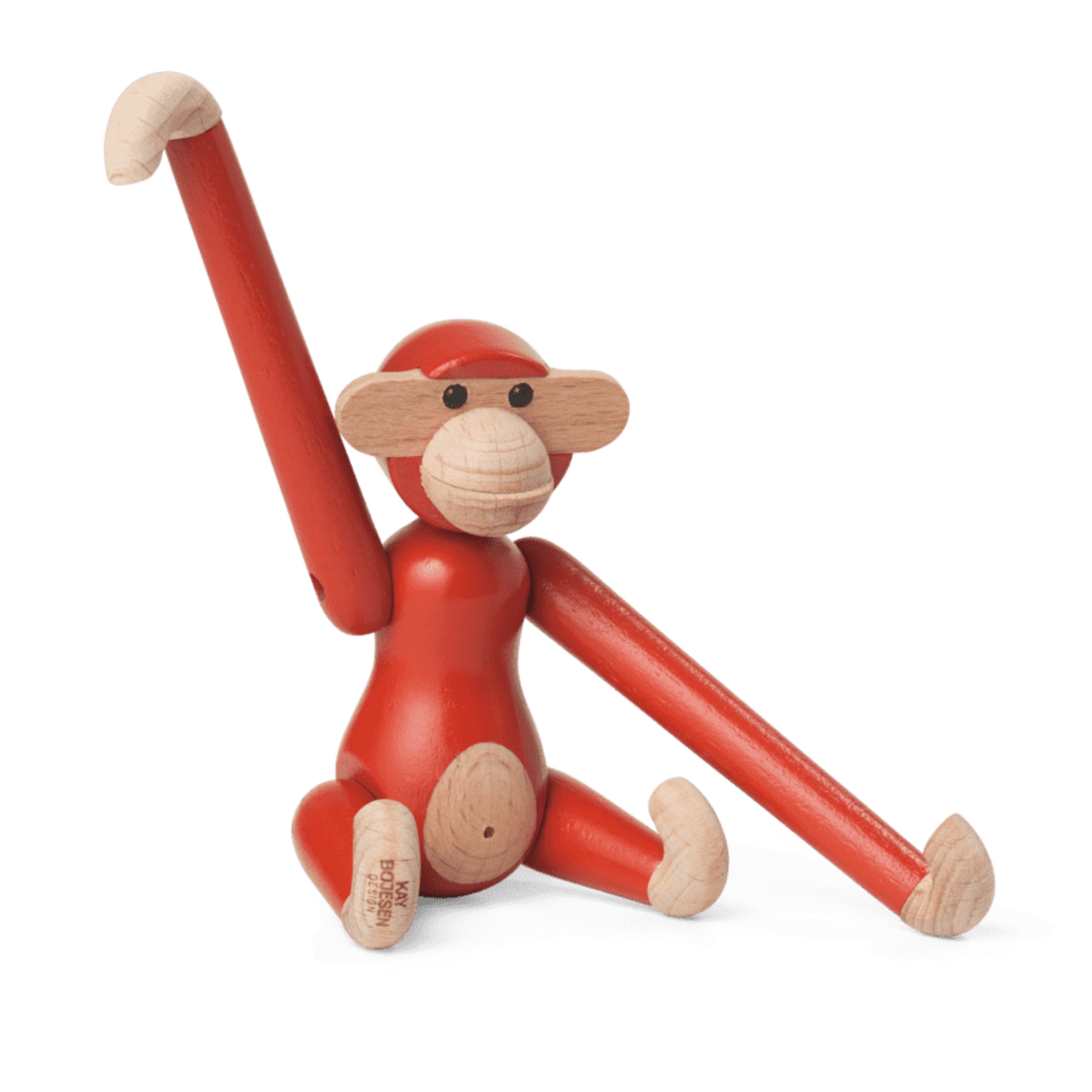 Kay Bojesen Monkey, Mini - Vintage Red