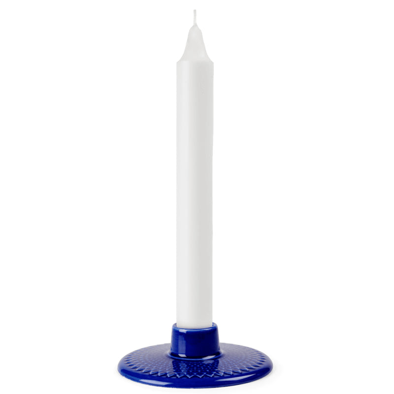 Lyngby Porcelain Rhombe Candle Holder