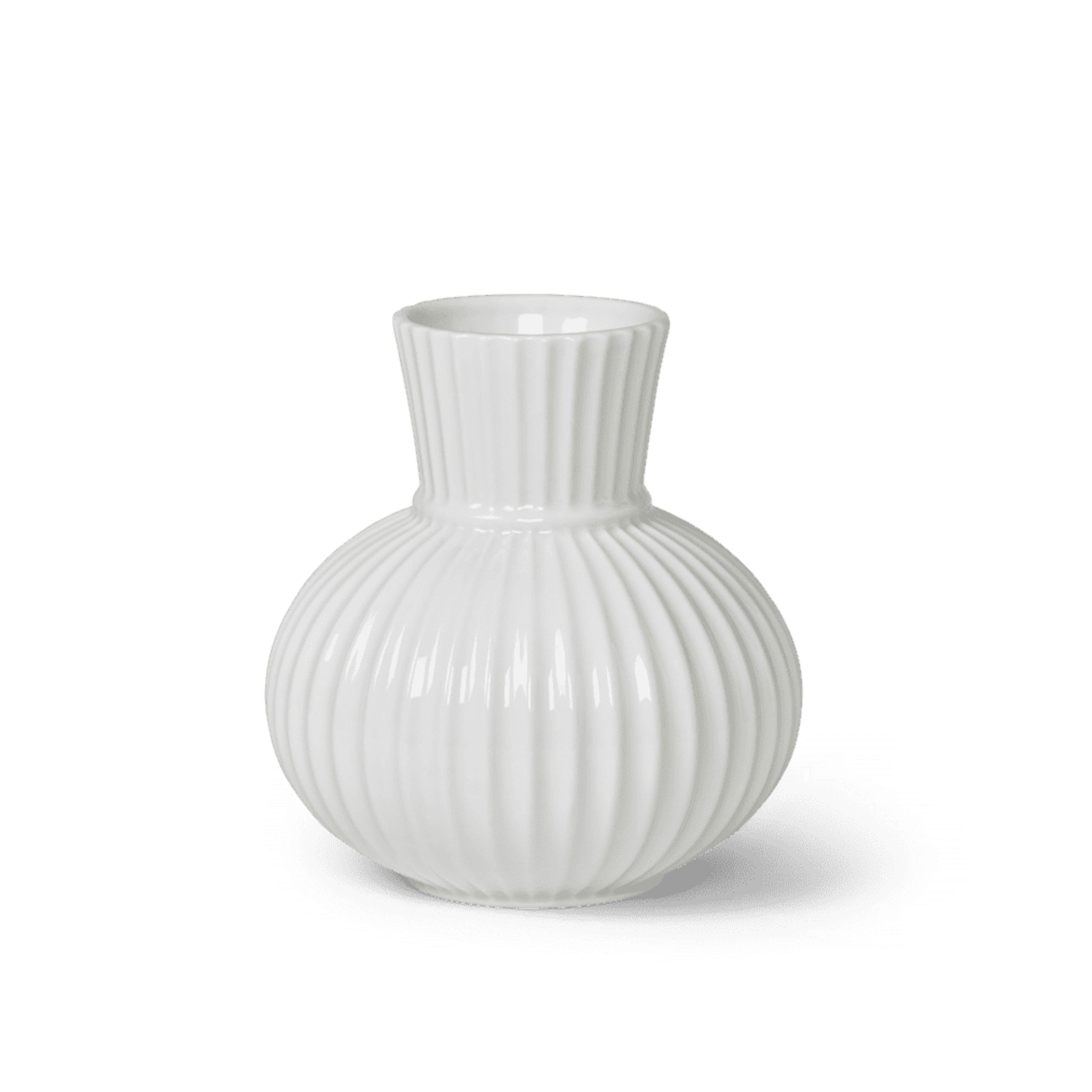 Lyngby Porcelain Tura Vase 14.5 White