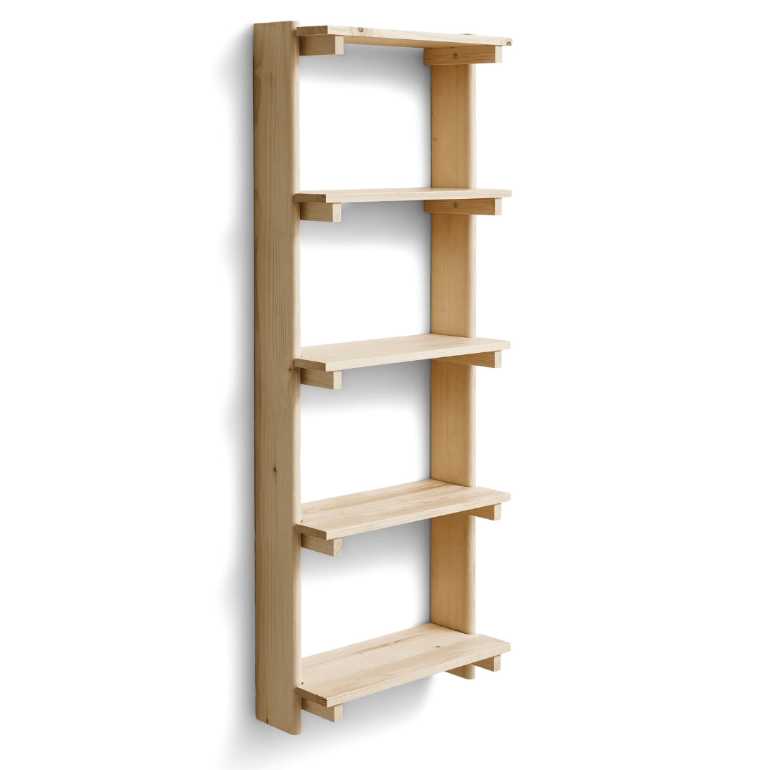 Beam Wall Shelf 5, Pine