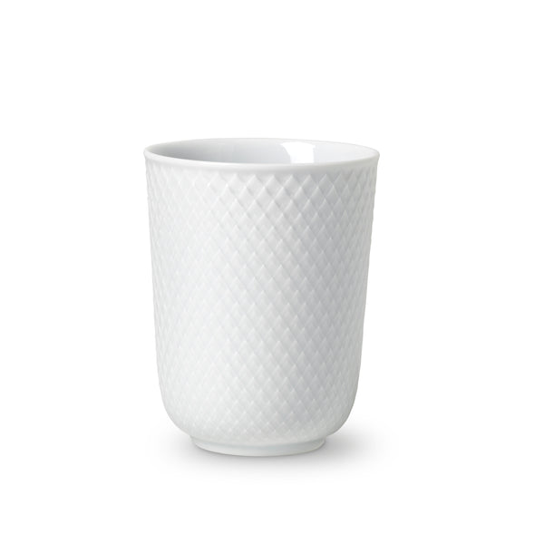 Lyngby Porcelain Rhombe Mug White