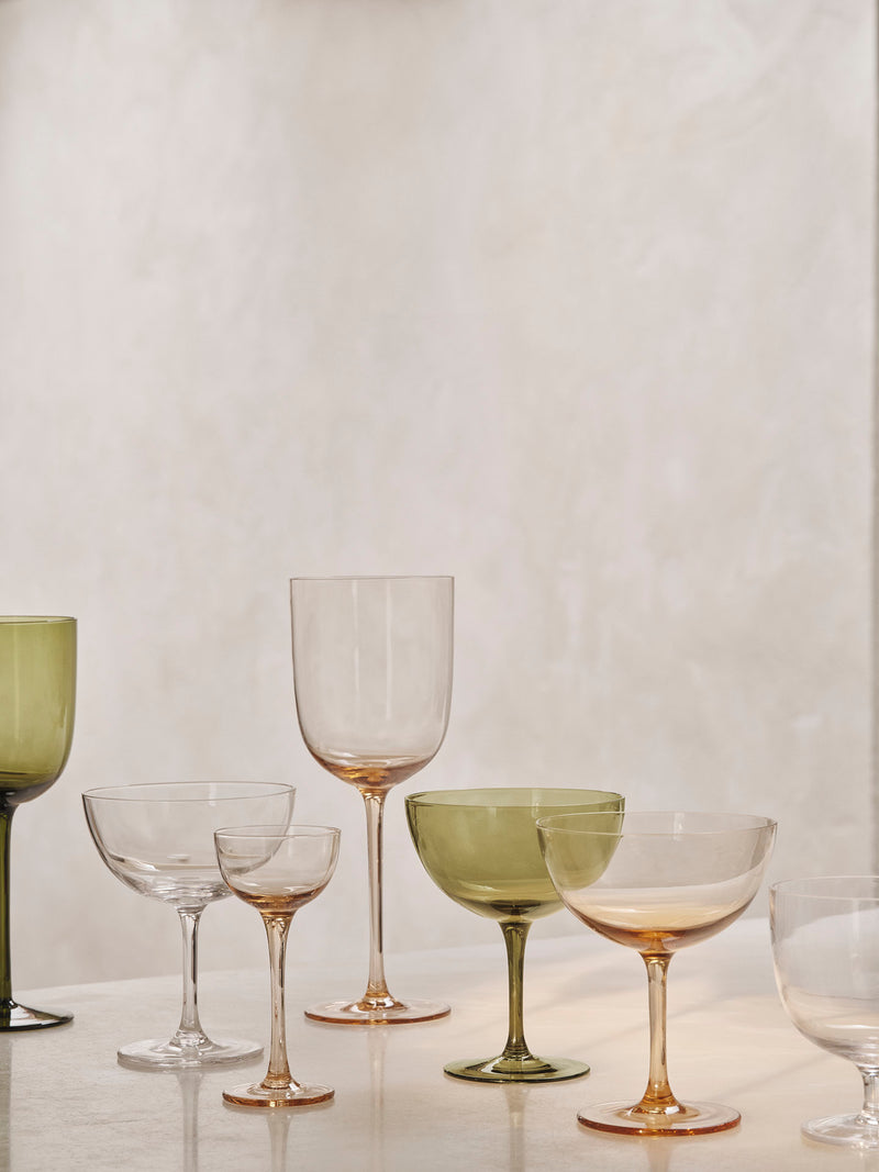 Host Cocktail Glasses - Set of 2 - Moss Green