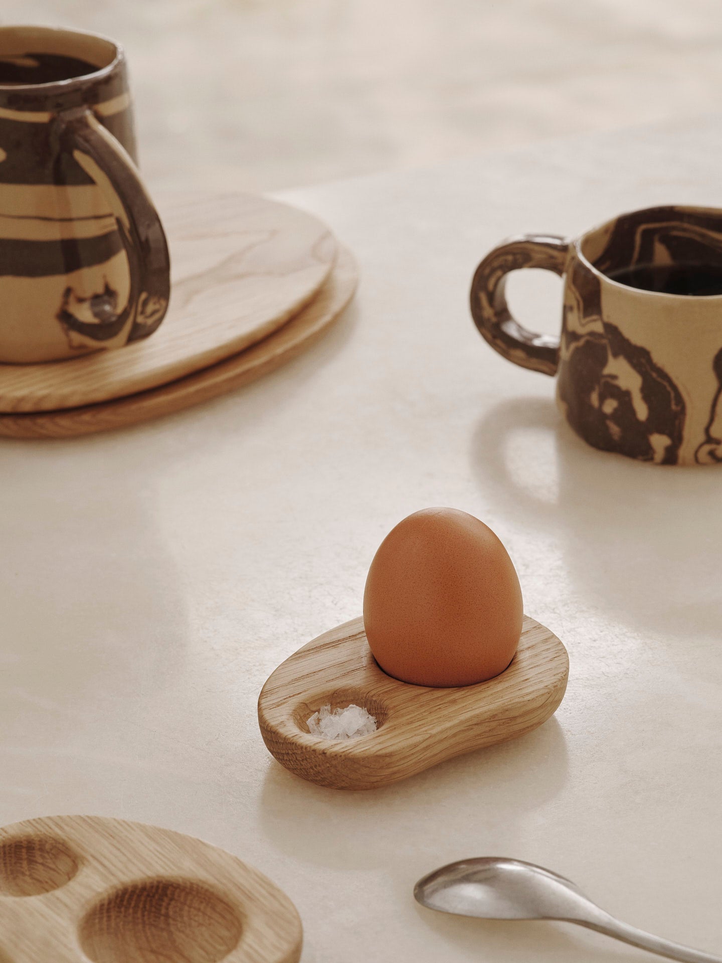 Cairn Egg Holder - Set of 2 - Oak