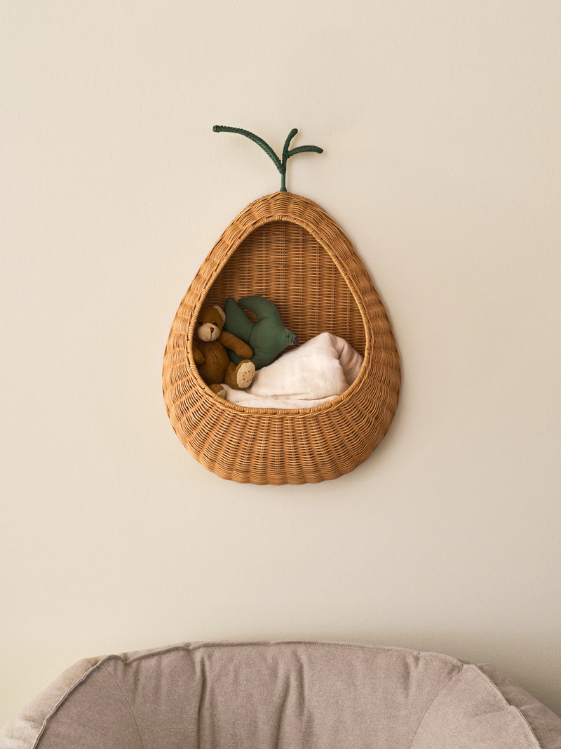 Pear Braided Wall Pocket