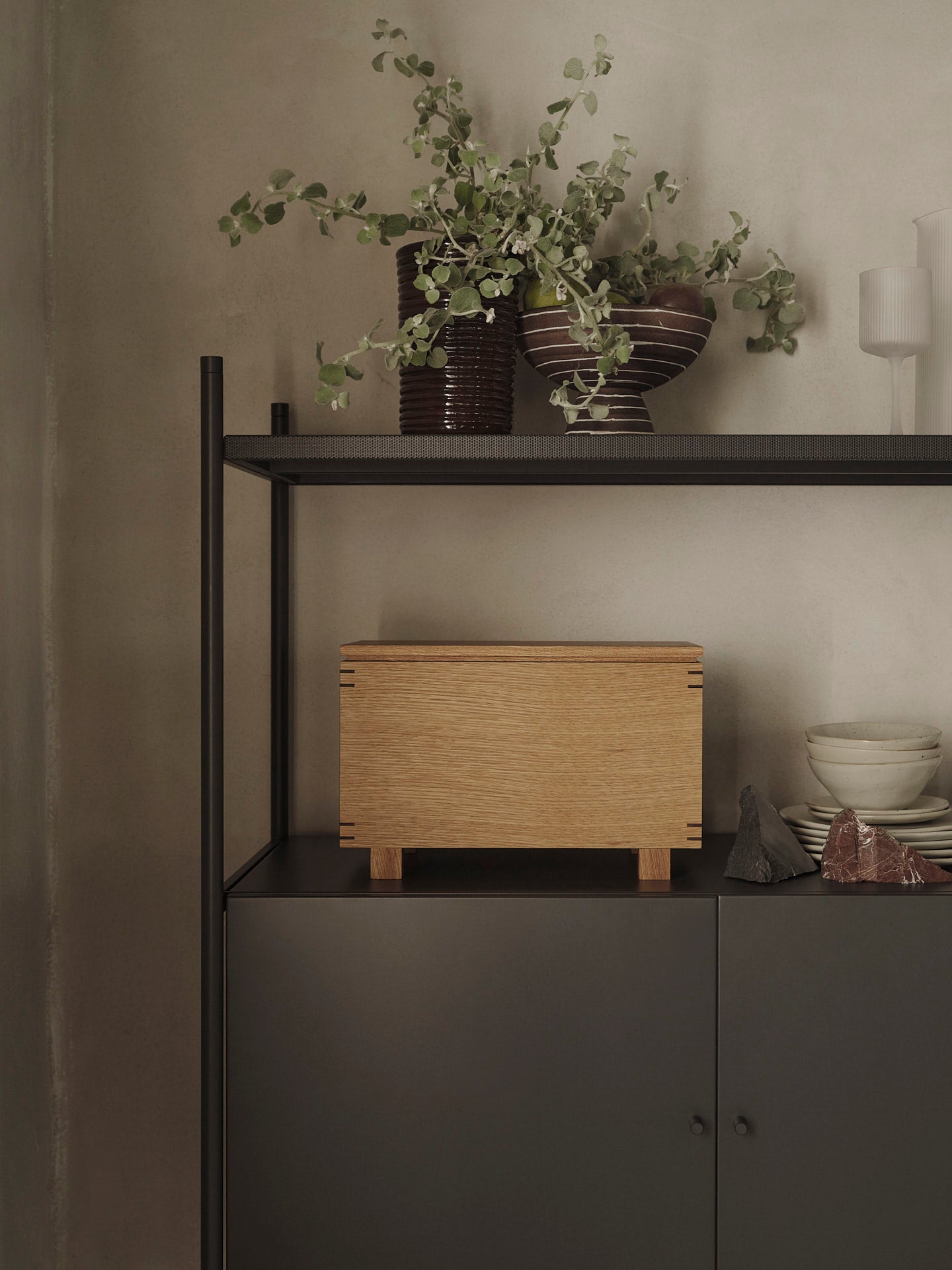 Bon Wooden Box - Oiled Oak