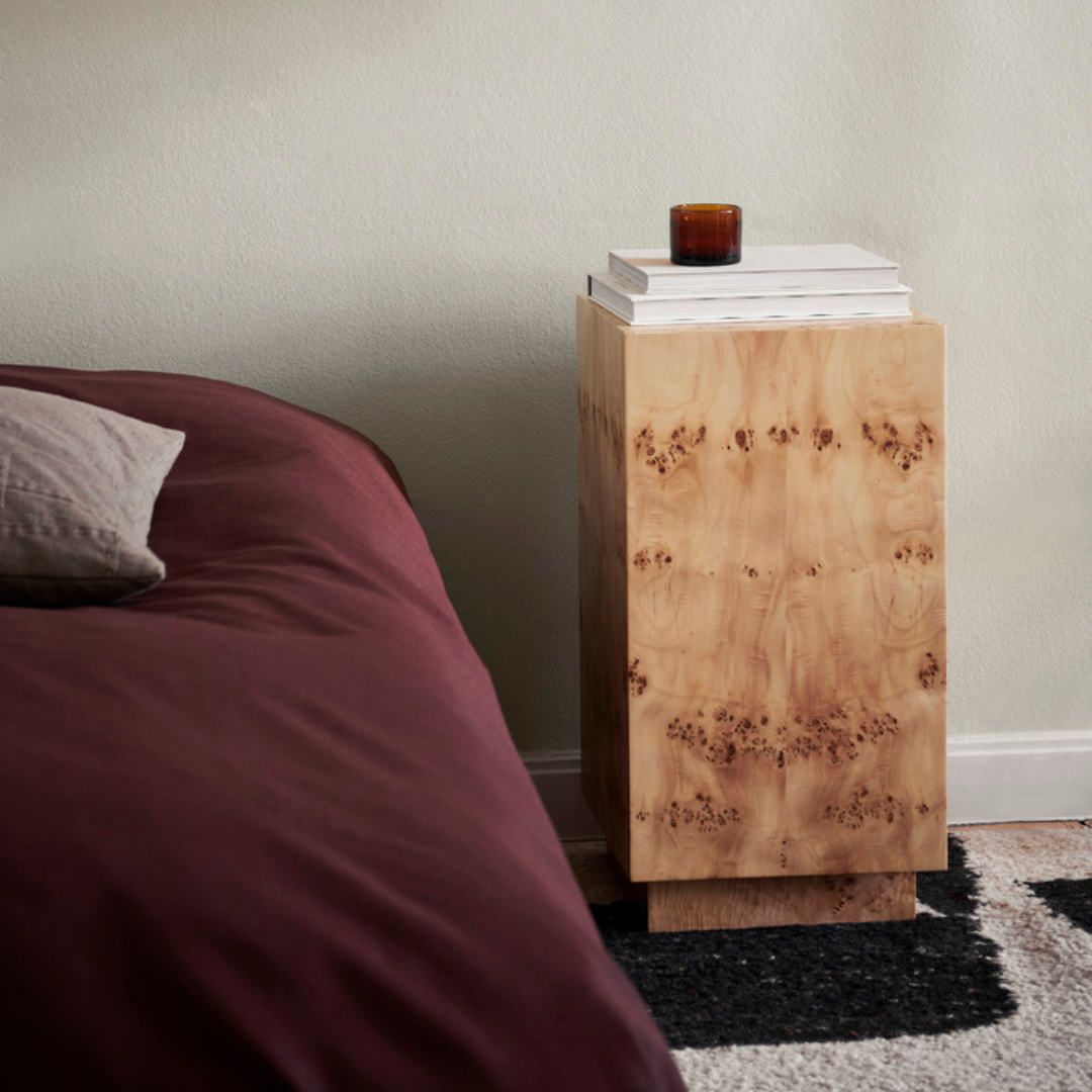 Burl Side Table