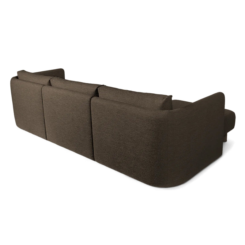 Dase Sofa Center Soft Bouclé - Dark Brown