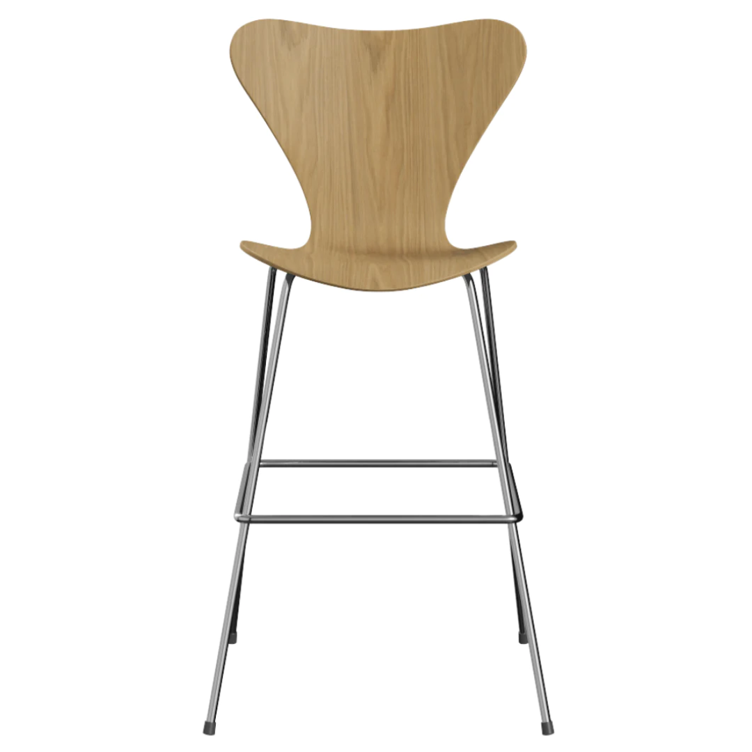 Series 7 Bar & Counter Stool - Clear Lacquered