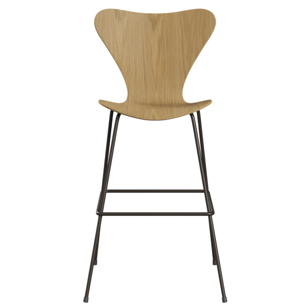 Series 7 Bar & Counter Stool - Clear Lacquered