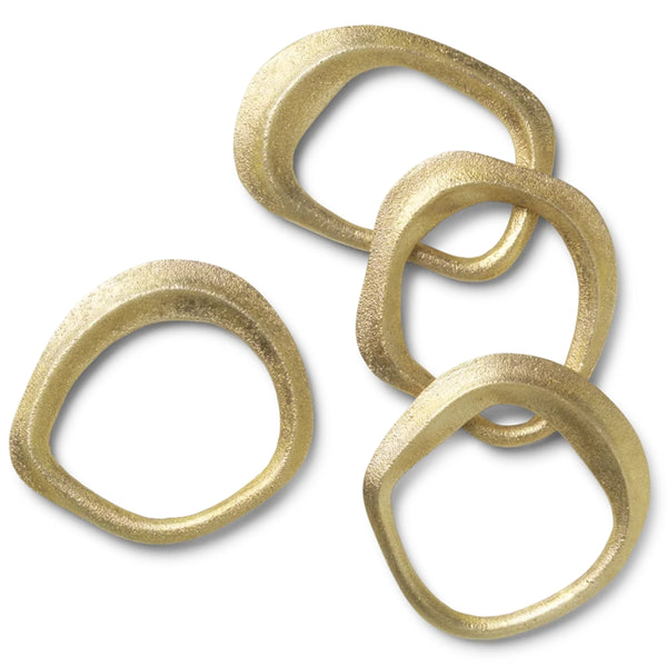 Flow Napkin Rings - Set of 4