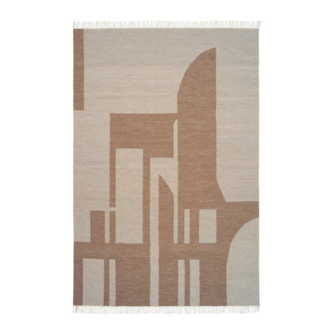 Contemporary Kelim Rug - Brown