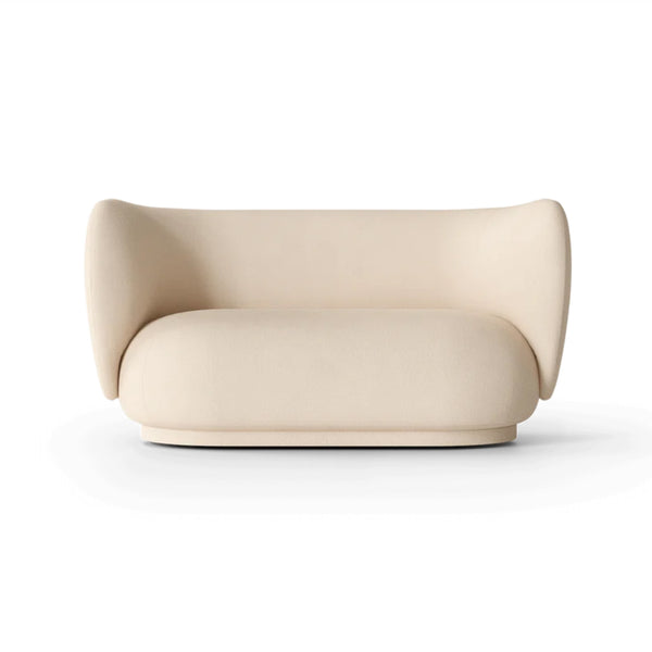 Rico 2-Seater Sofa - Brushed Off-White