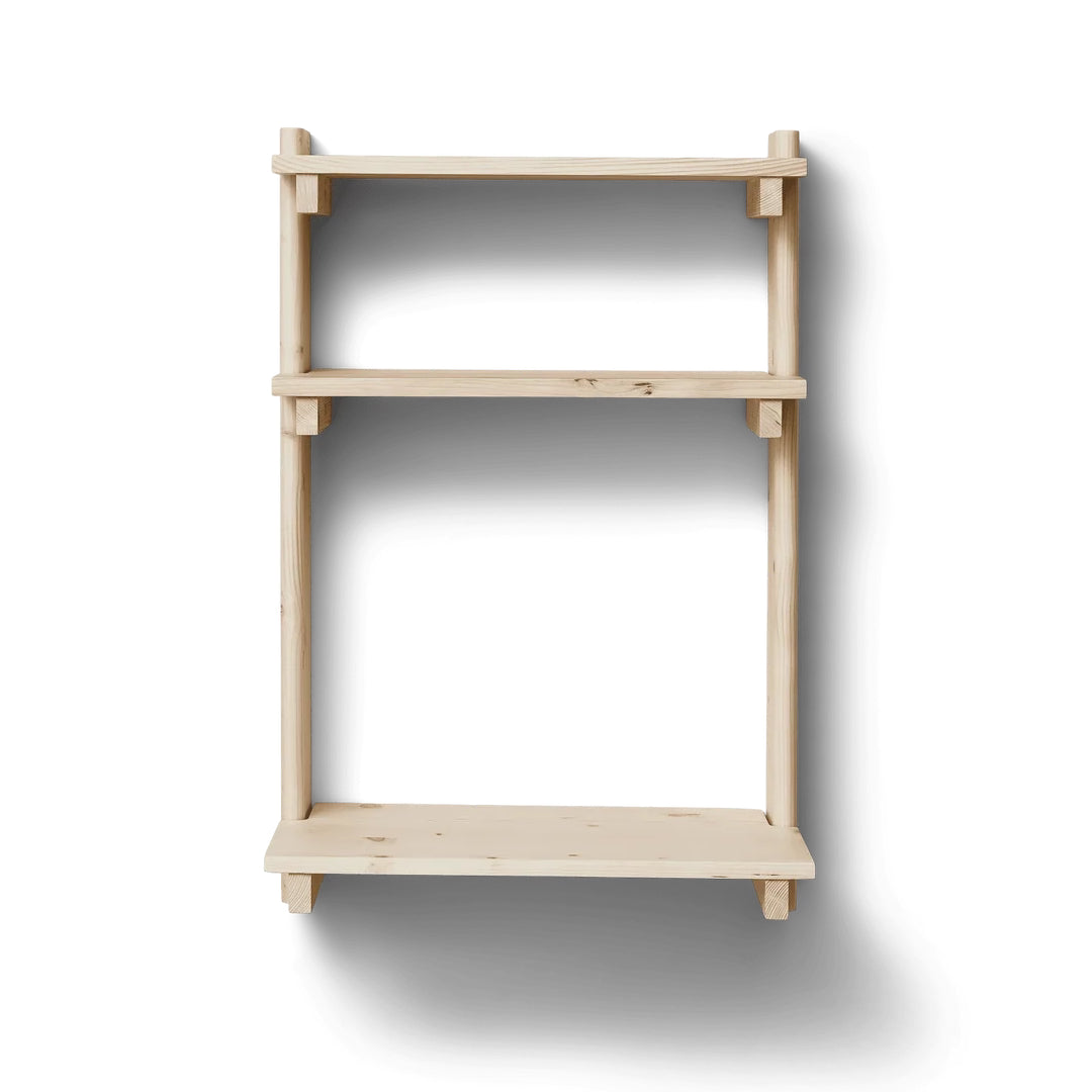 Beam Wall Office Shelf 3, Pine