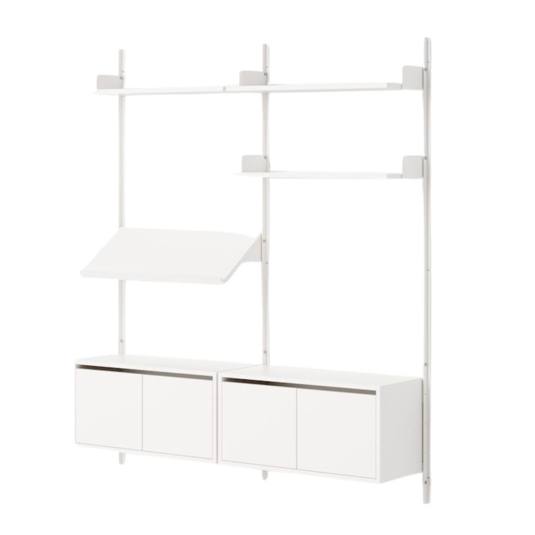 New Works Living Shelf Cabinets Low with Doors