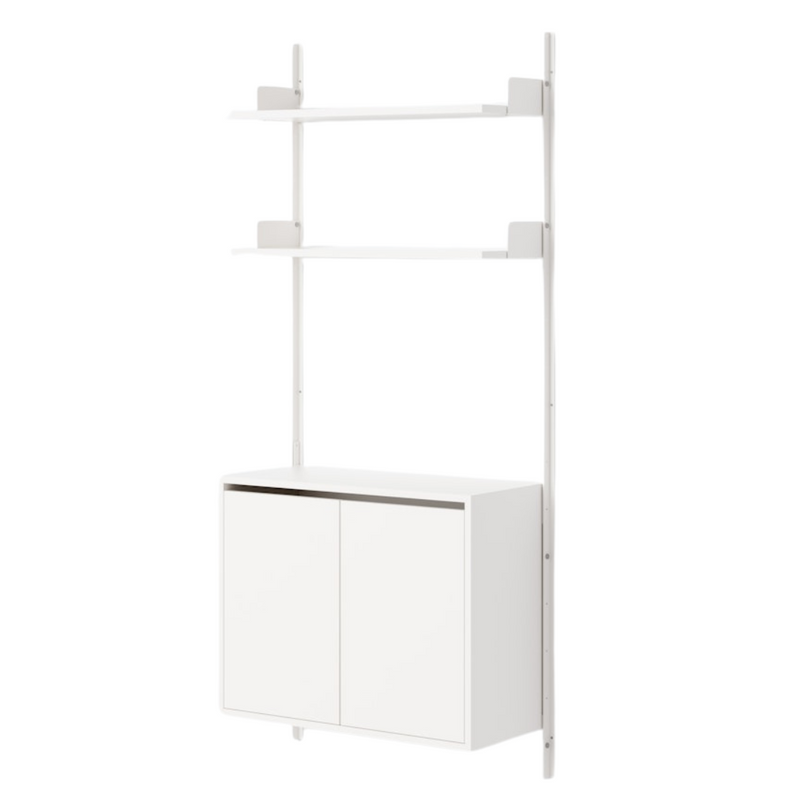 New Works Wall Shelf 1900 Cabinet Tall with Doors