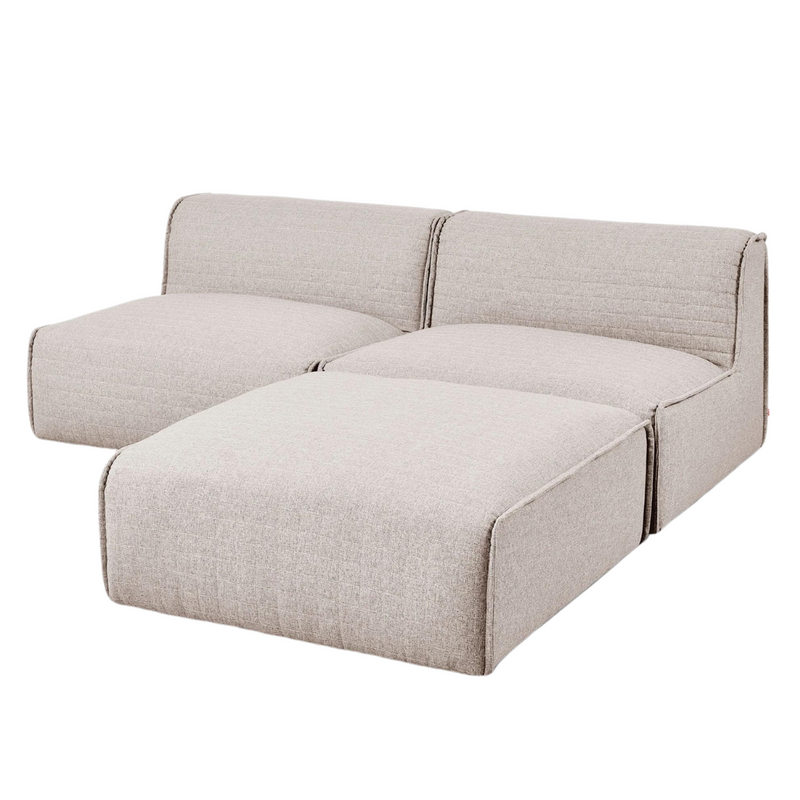 Nexus Modular 3-Pc Sectional Parliament Coffee - Gus Modern at Batten Home