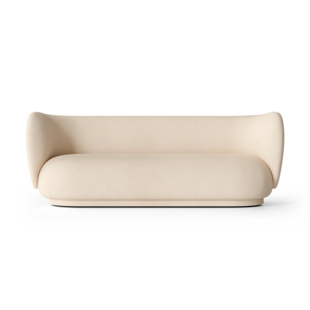 Rico 3-Seater Sofa - Brushed Off-White