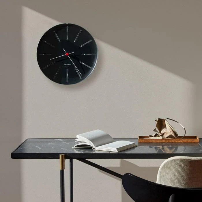 Bankers Wall Clock Black