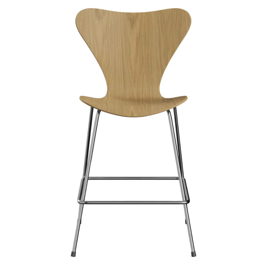 Series 7 Bar & Counter Stool - Clear Lacquered