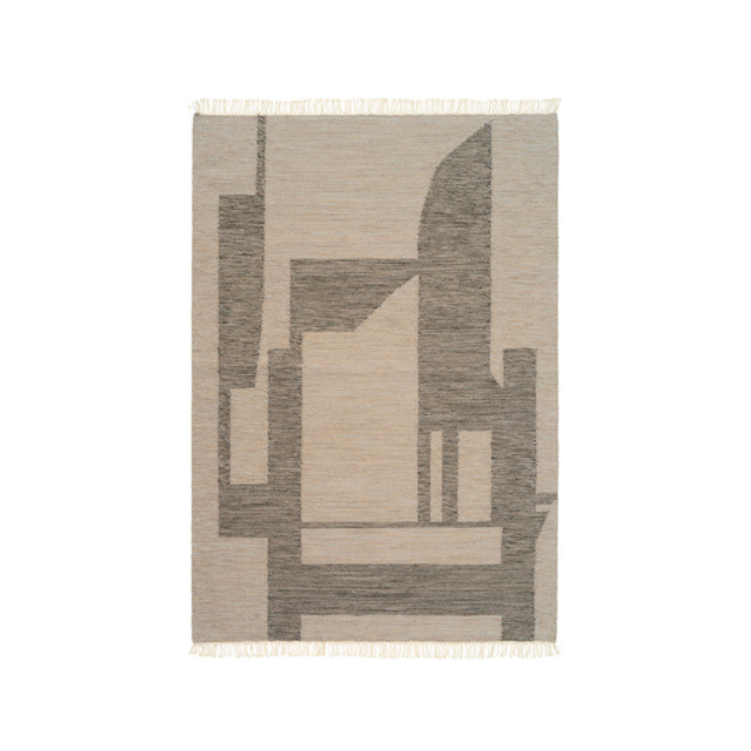 Contemporary Kelim Rug - Beige