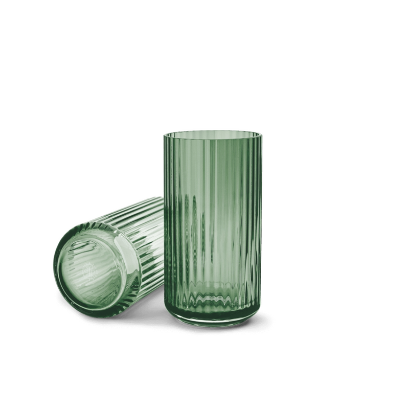 Lyngby Porcelain Glass Vase 20.5 Green