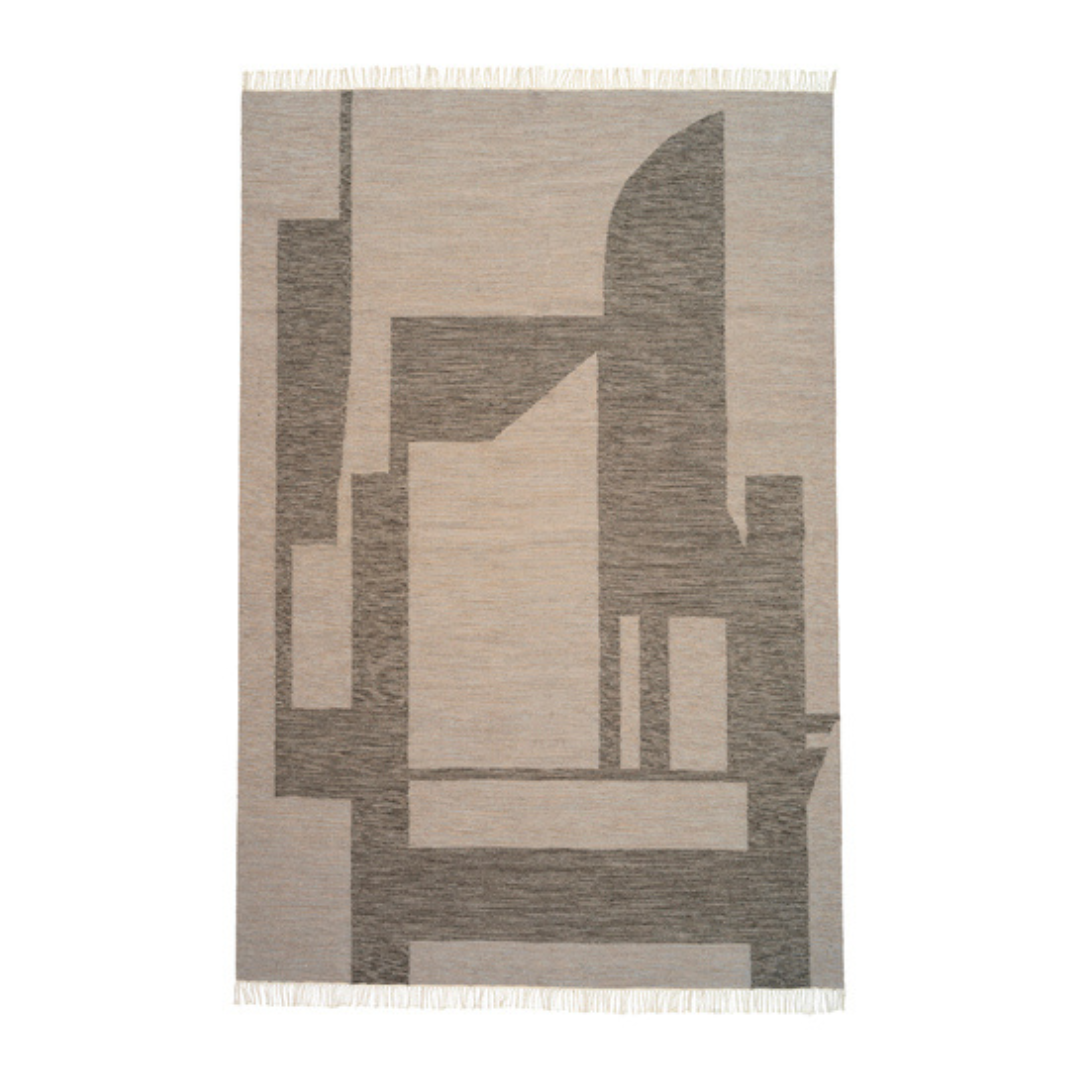 Contemporary Kelim Rug - Beige