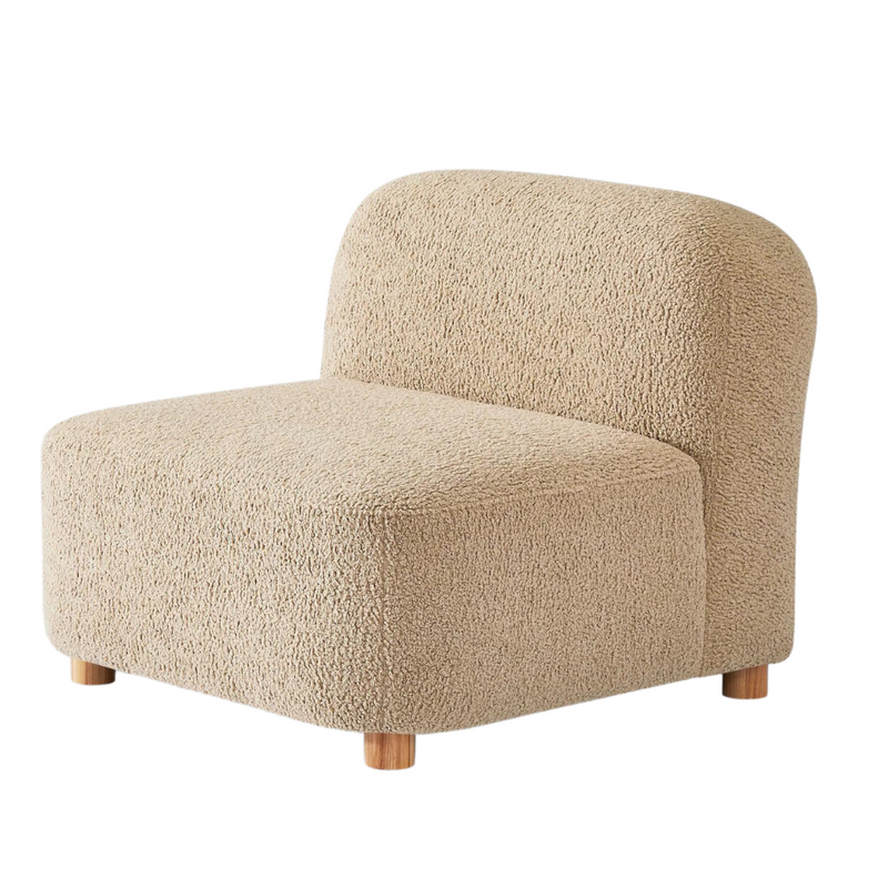 Circuit Modular Armless Chair Himalaya Dune - Gus Modern at Batten Home