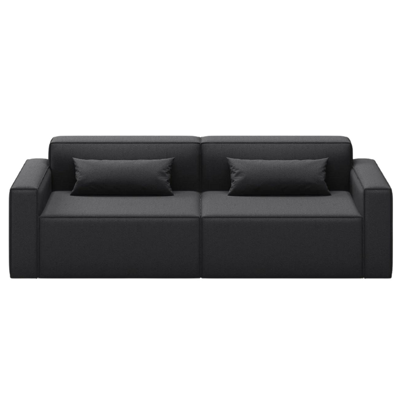 Mix Modular 2-Pc Sofa Mowat Raven - Gus Modern at Batten Home