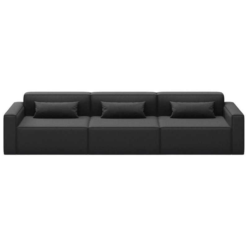 Mix Modular 3-Pc Sofa Mowat Raven - Gus Modern at Batten Home