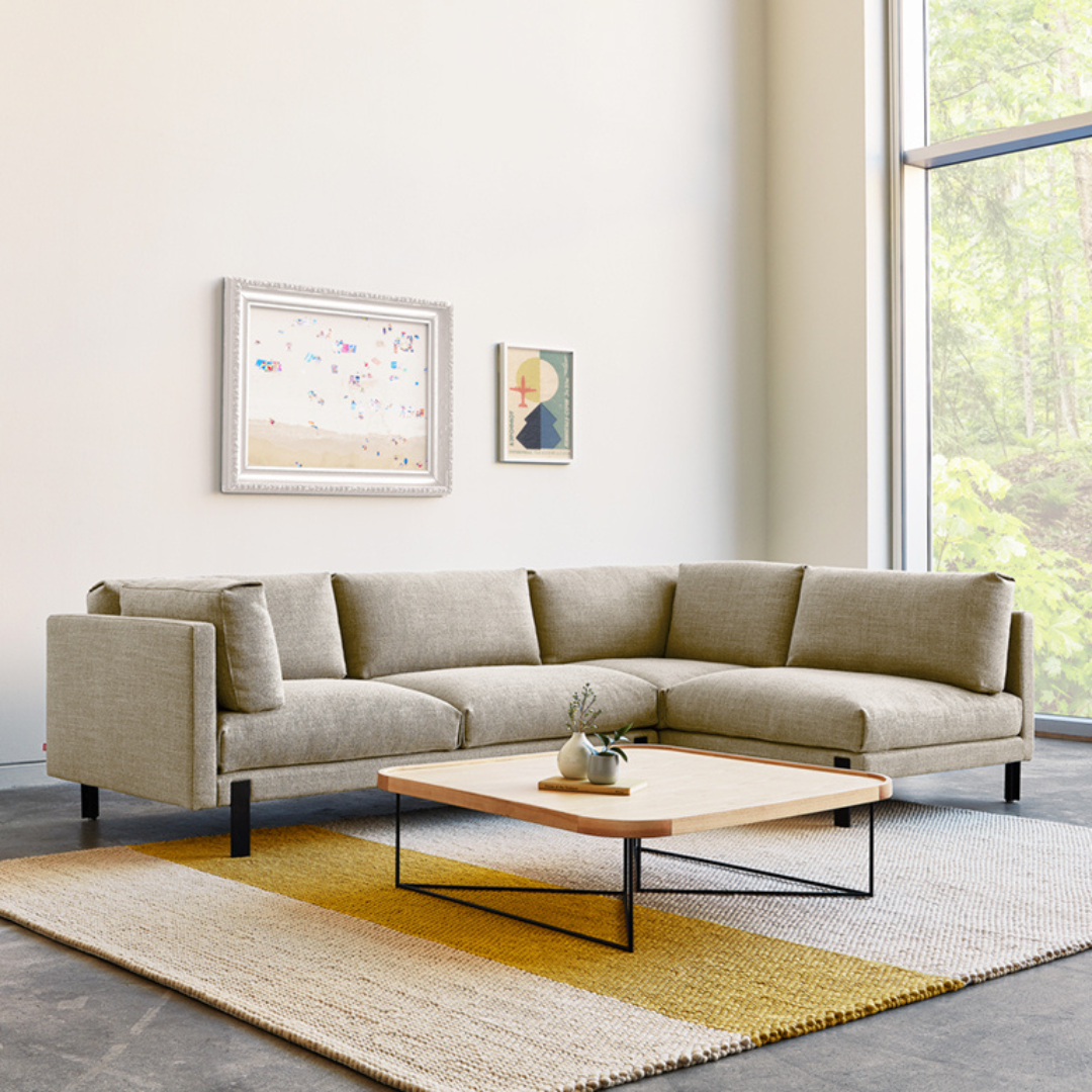 Silverlake Sectional Andorra Almond Lifestyle - Gus* Modern