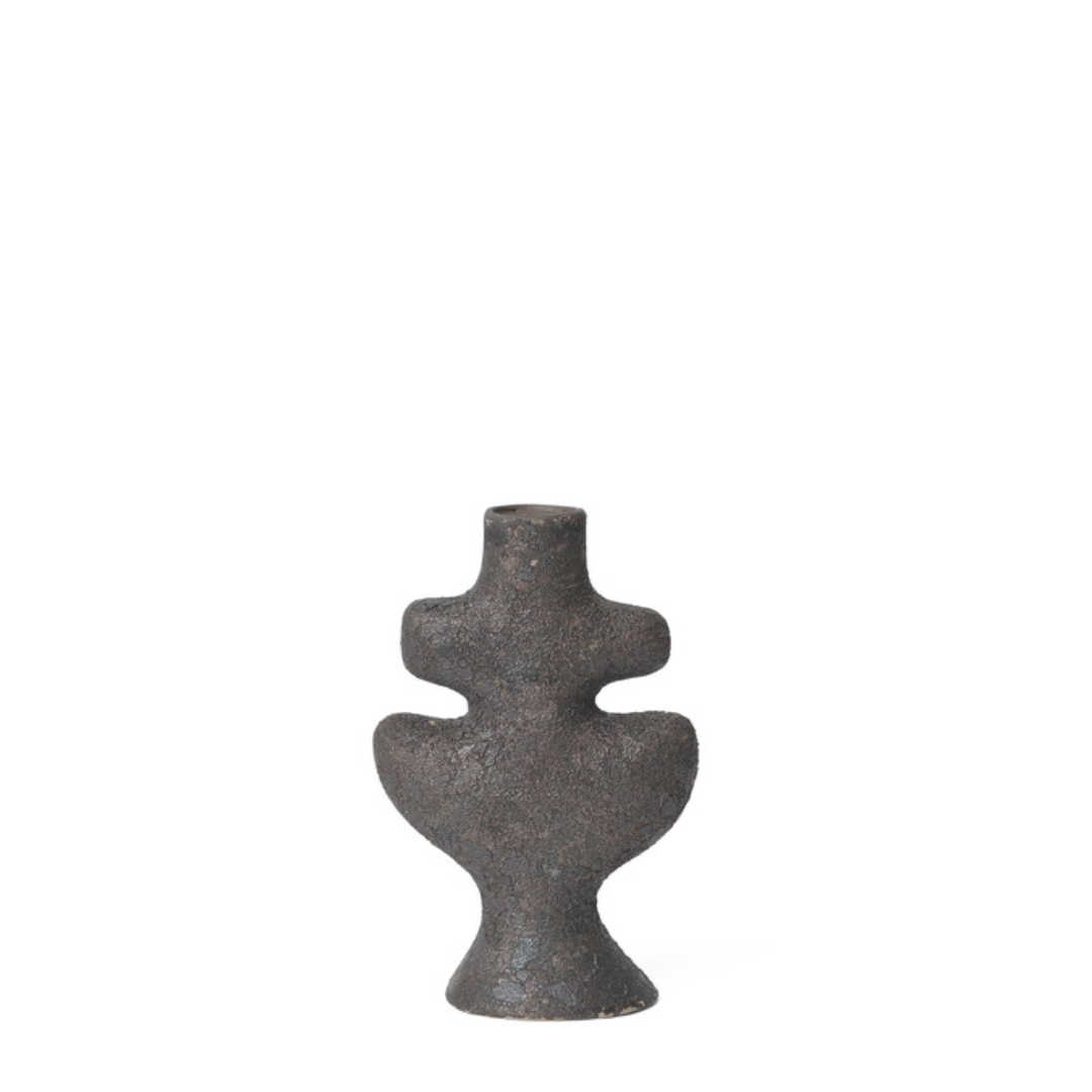 Yara Candle Holder - Small - Rustic Iron