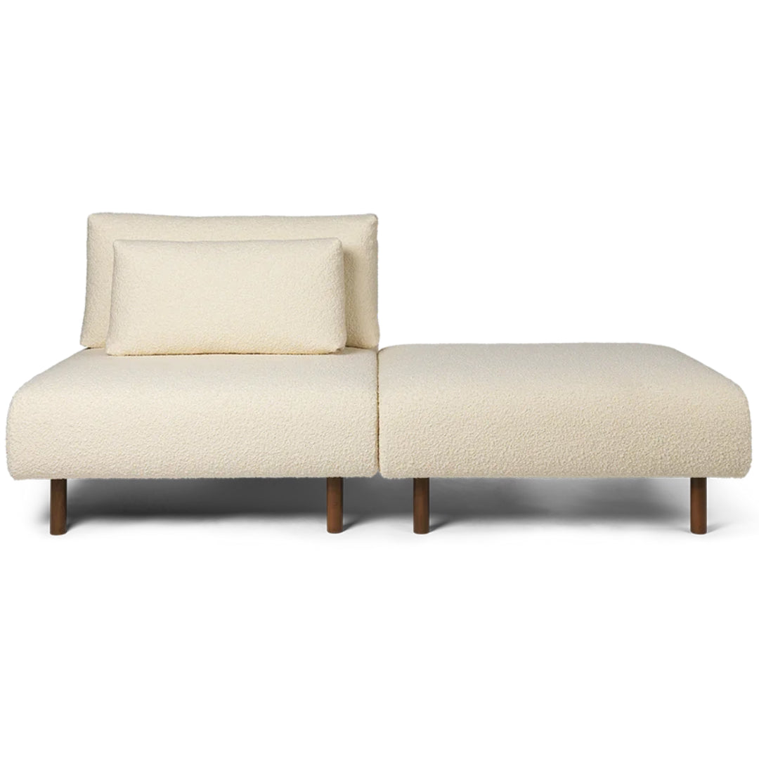 Dase Sofa Center Nordic Bouclé - Off-White