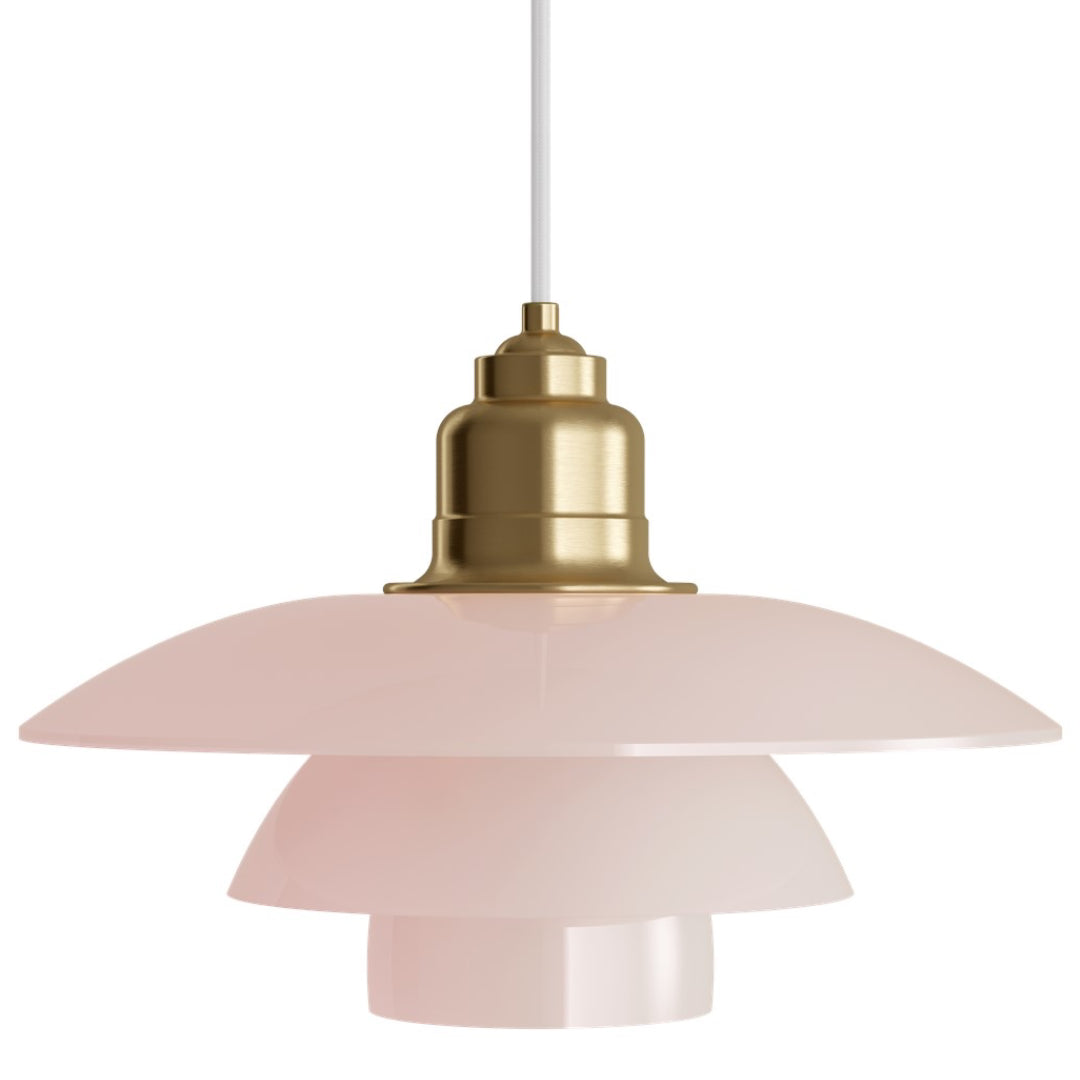 PH 3½-3 Pale Rose Brass Pendant