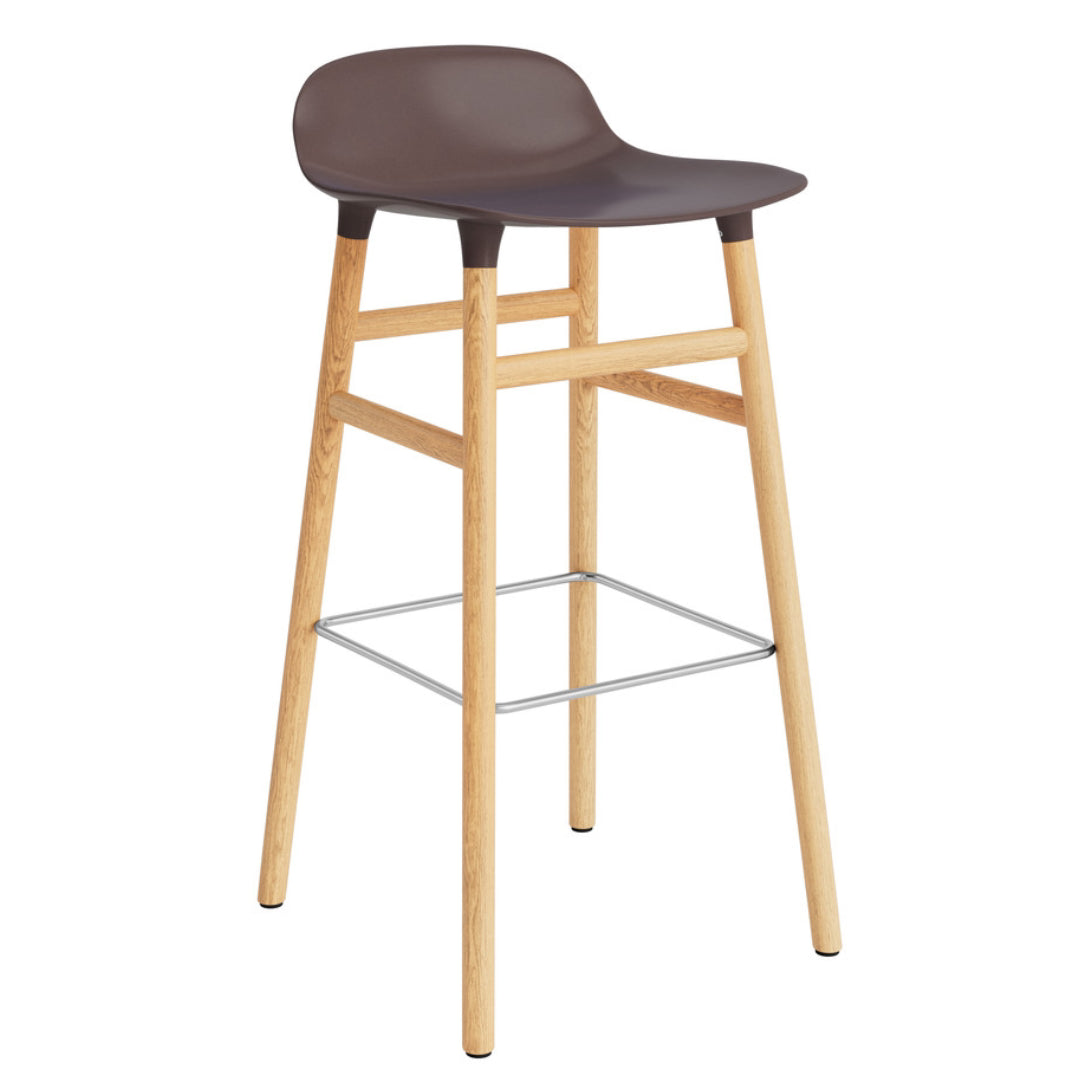 Form Barstool - Wood Legs