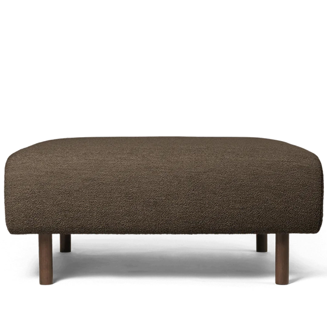 Dase Ottoman Soft Bouclé - Dark Brown