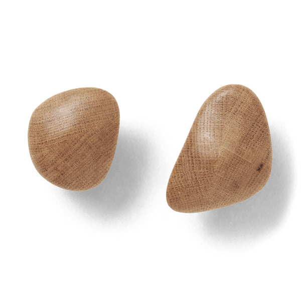 Cairn Hooks - Set of 2 - Oak