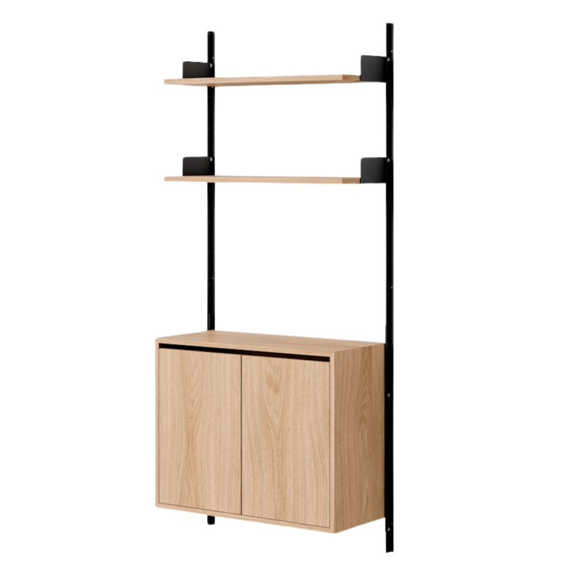 New Works Wall Shelf 1900 Cabinet Tall with Doors