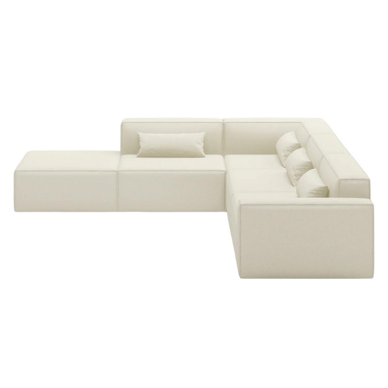 Mix Modular 5-Pc Sectional Mowat Sand LF - Gus Modern at Batten Home