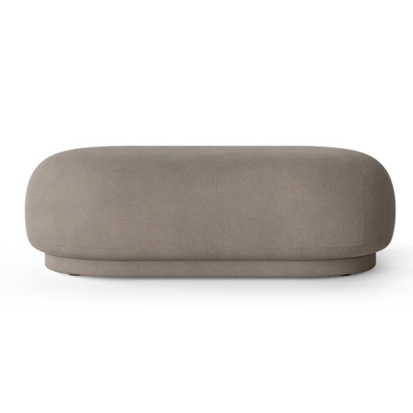 Rico Ottoman - Brushed Warm Grey