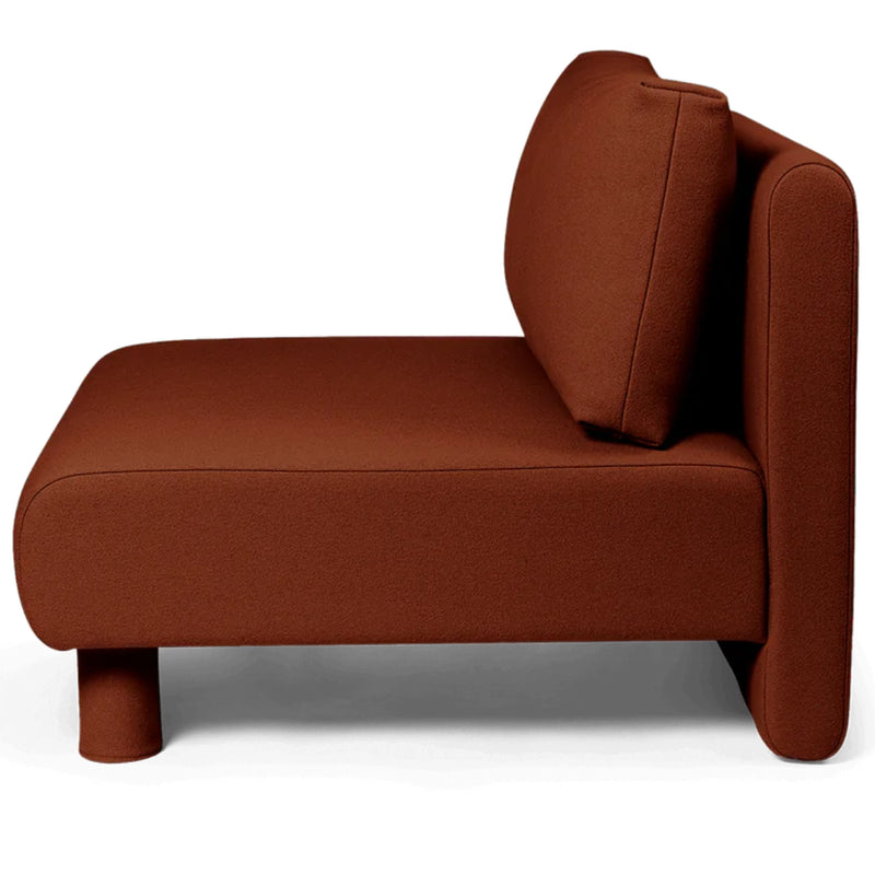 Dase Sofa Center Tonus - Red Brown