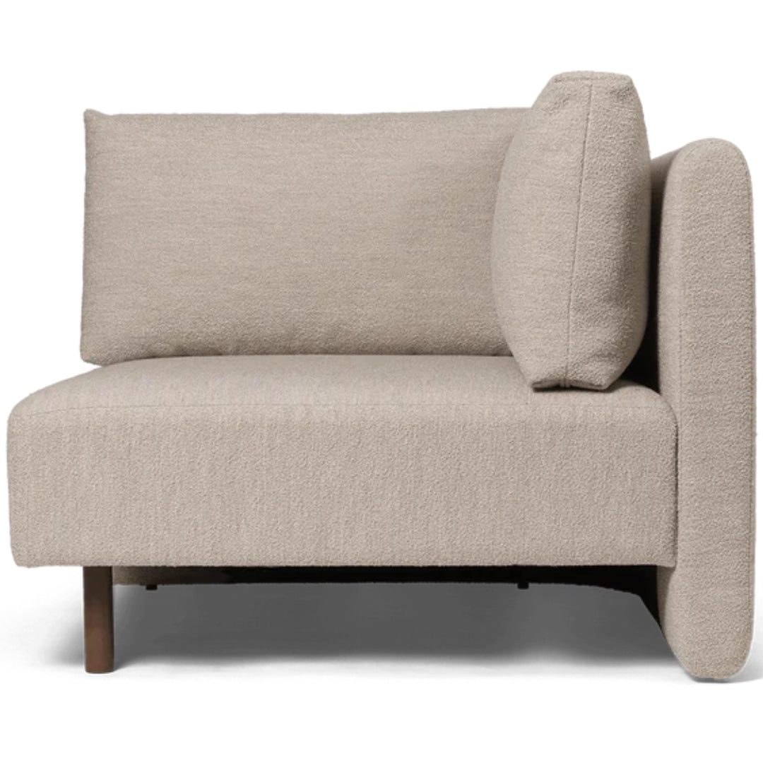 Dase Sofa Corner Soft Bouclé - Natural