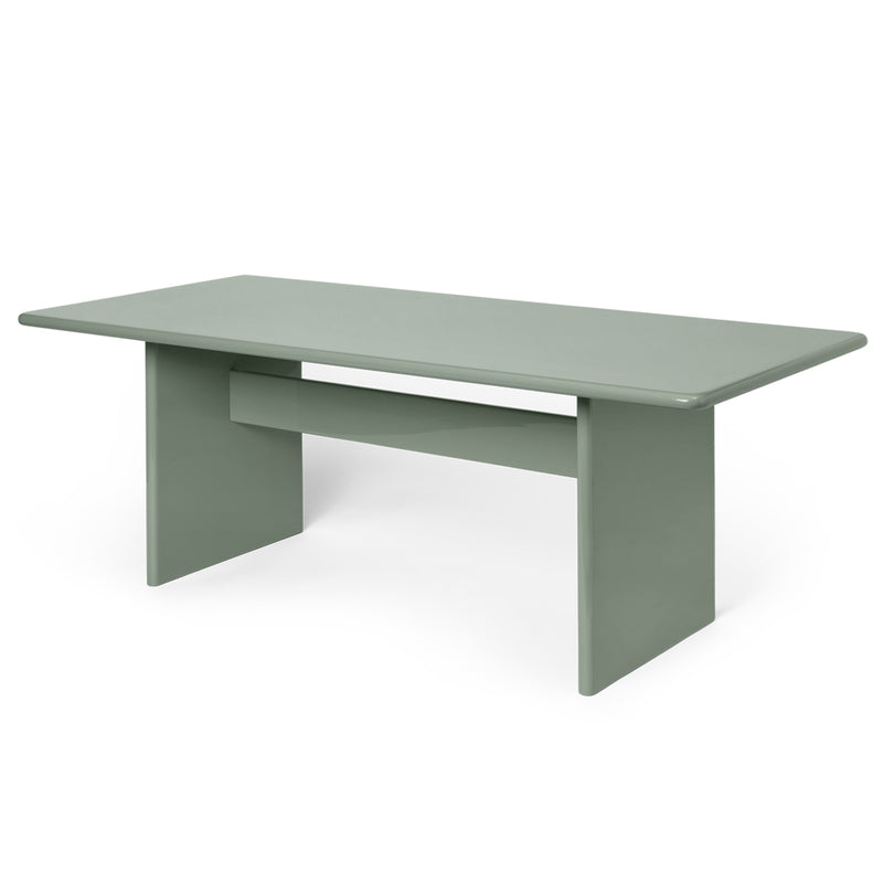 Rink Dining Table - Tea Green