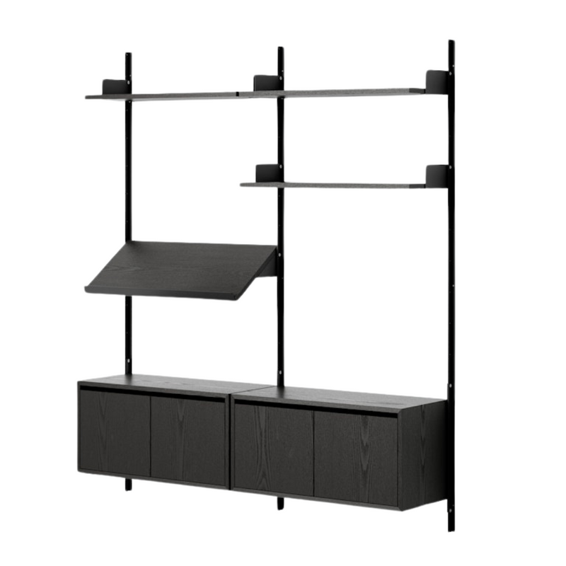 New Works Living Shelf Cabinets Low with Doors