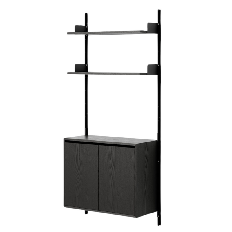 New Works Wall Shelf 1900 Cabinet Tall with Doors