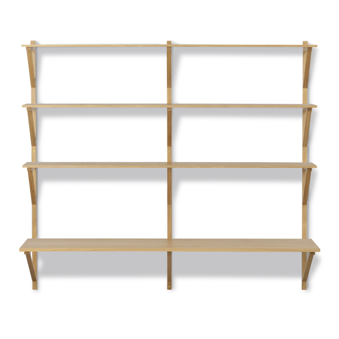 BM29 Shelf with Desk 2-Wide