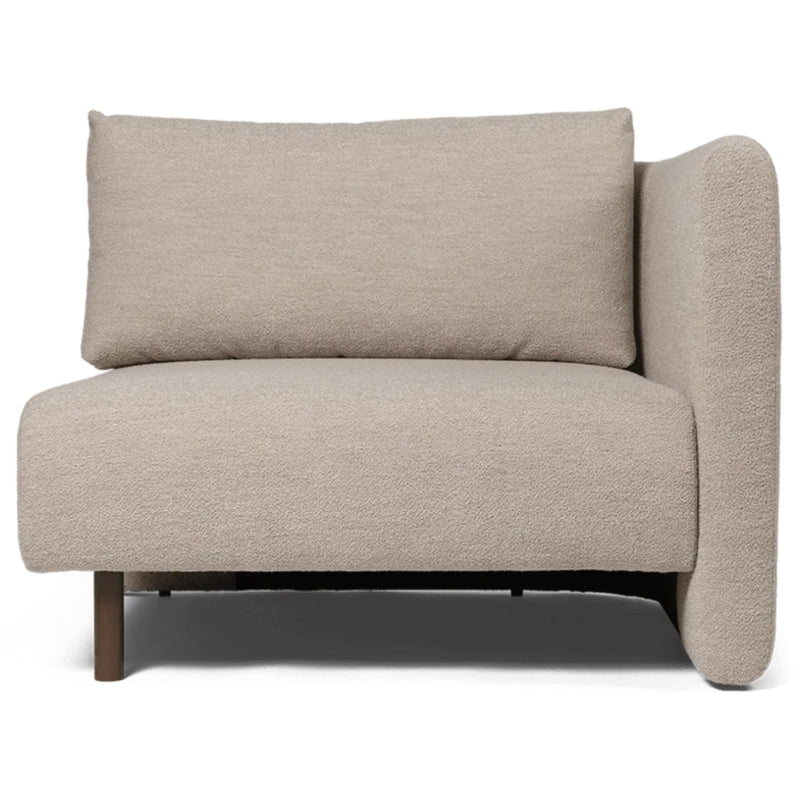 Dase Sofa Armrest Right Soft Bouclé - Natural