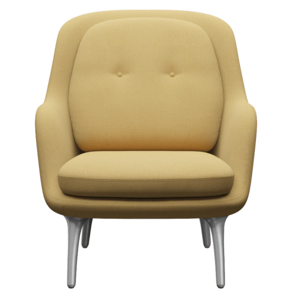 Fritz Hansen Fri Lounge Chair Aluminum Base